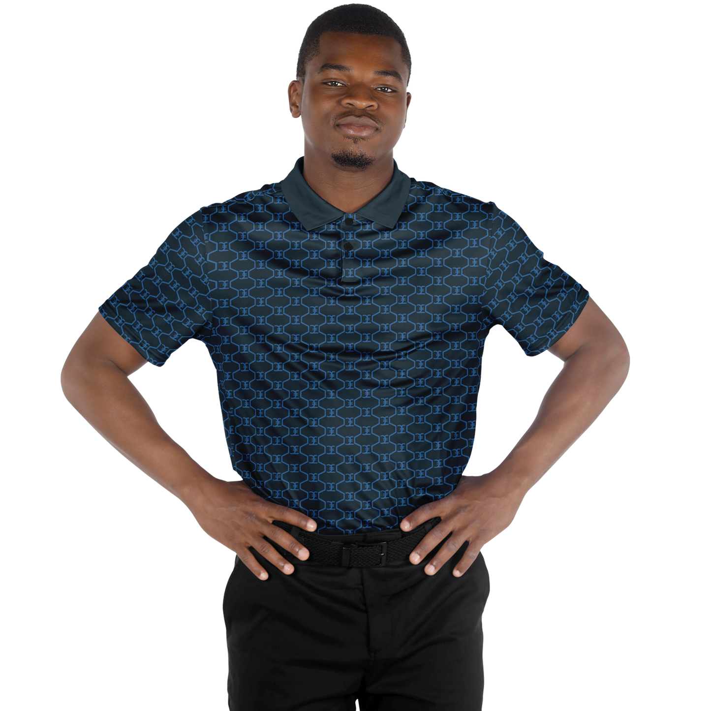 Elevaysion Polo Shirt Blue