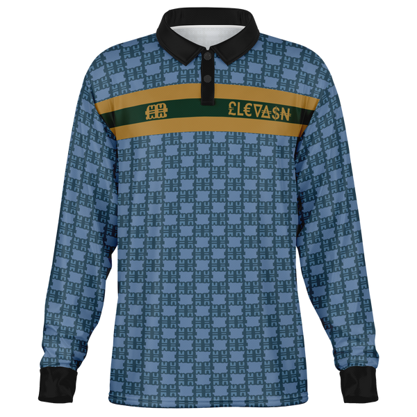 Elevaysion Men’s Long Sleeve Polo Shirt Genesis
