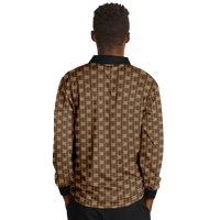 Elevaysion Men’s Long Sleeve Polo Shirt Genesis