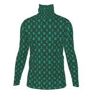 Elevaysion Mens slim fit roll neck