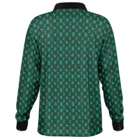 Elevaysion Men’s Long Sleeve Polo Shirt Elevated Seal