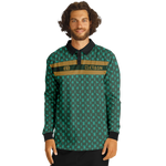 Elevaysion Men’s Long Sleeve Polo Shirt Elevated Seal
