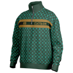 Elevaysion Heavyweight Oversized Quarter Zip Sweatshirt Elevated Seal