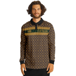 Elevaysion Men’s Long Sleeve Polo Shirt Elevated Seal