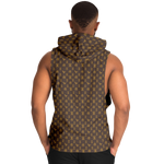 Elevaysion Fashion Drop Armhole Hoodie Elevated Seal Brown