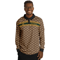 Elevaysion Men’s Long Sleeve Polo Shirt Genesis