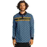Elevaysion Men’s Long Sleeve Polo Shirt Genesis