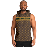 Elevaysion Fashion Drop Armhole Hoodie Elevated Seal Brown