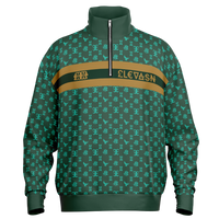 Elevaysion Heavyweight Oversized Quarter Zip Sweatshirt Elevated Seal