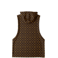 Elevaysion Fashion Drop Armhole Hoodie Elevated Seal Brown