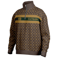 Elevaysion Heavyweight Oversized Quarter Zip Sweatshirt Elevated Seal