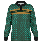 Elevaysion Men’s Long Sleeve Polo Shirt Elevated Seal