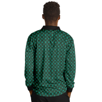 Elevaysion Men’s Long Sleeve Polo Shirt Elevated Seal
