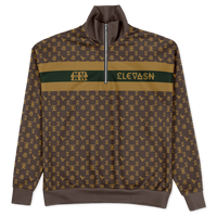 Elevaysion Heavyweight Oversized Quarter Zip Sweatshirt Elevated Seal