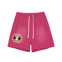 Elevaysion Biast Sun Fade Raw Edge Cotton Shorts