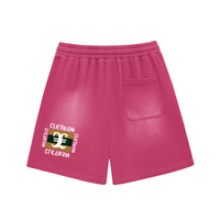 Elevaysion Biast Sun Fade Raw Edge Cotton Shorts
